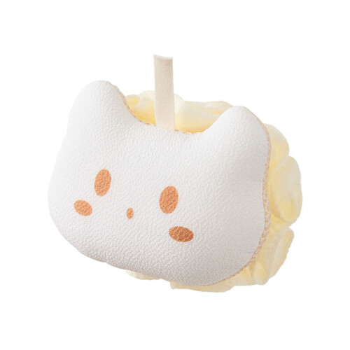 Premium Bath Scrubber Double Sided Back Scrub Towel-White