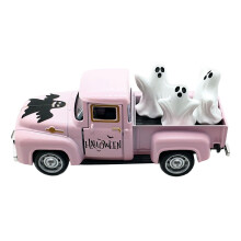 Modèle Miniature de camion d'halloween avec ornement-Rose