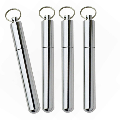 Multipurpose Aluminum Toothpick Carriers Portable-S Silver