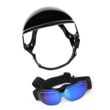 Lunettes pour chiots, casques pour animaux de compagnie,-Bleu