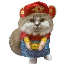 Leuke huisdier jumpsuits Leuk cosplay-M Tweebenige God van Wij