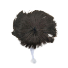 Lovely Bob Pet Wigs Hair Geese Hairpiece Cosplay-Natural black
