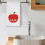 Artistics Granatapfel-Stoffhandtuch, weiches Waffelgewebe, 2