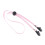 Flexible Headwear Clip Secure Windproof for Cycling-Light pink 1