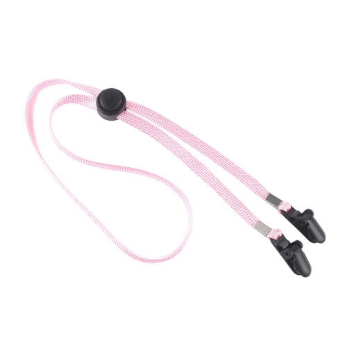 Flexible Headwear Clip Secure Windproof for Cycling-Light pink