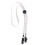 Flexible Windproof Headwear Clip Secure Designs for-White 1