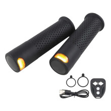 Multifunction Scooter Handlebar LED Light Turn Signal-Black