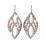 Handmade Belly Dance Earrings Featuring Stylish Rhinestones-1 1