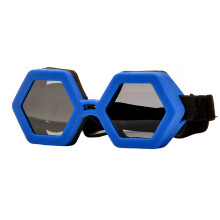 Sun Protecting Dog Sunglasses with Regulable Belt-Blue