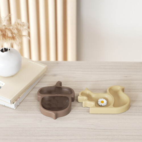 Elastics Candle Making Mould With Wildlife Theme-squirrel