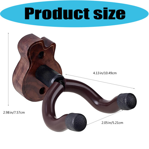 Cintres de guitare, support mural pour guitares, basses, 2