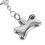 2Pièces Pendentifs Clé Os Pour Animal Argenté Robuste 4