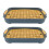 2Pcs Blue Plastic Bunny Litter Box with Antisplash Edge for Small Pets 1