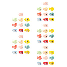 50Pcs DIY Resin Miniature Fish Statues Glow-in-The-Dark Fairy Garden