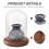 Cute Ceramic Toothpick Holder Dispenser for Kitchen and Party 4