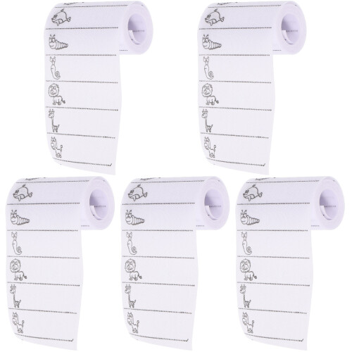 Assorted Color Iron on Name Labels for Clothing Writable Durable