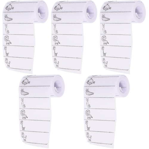 Assorted Color Iron on Name Labels for Clothing Writable Durable 1