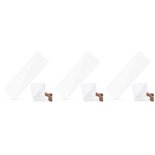 3Pcs Pc Highlighting Board No Tooth Clear Hair Dyeing Tool