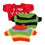 3Pcs Lovely Wool Bear Doll Clothes Soft Replaceable Costume Accessory 1