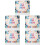 5Pcs Paper Desk Calendar Multi Style Monthly Planner 5
