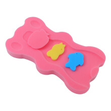 Antidérapant Rose En Éponge Pour Bain Bébé Tout-Petit