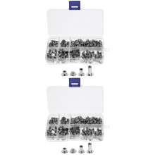 Clous Rivets Argentés Pour Sacs Chaussures Cuir DIY
