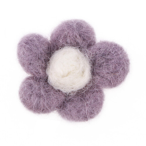 (S) Décoration Violette Laine Feutrée Pour DIY