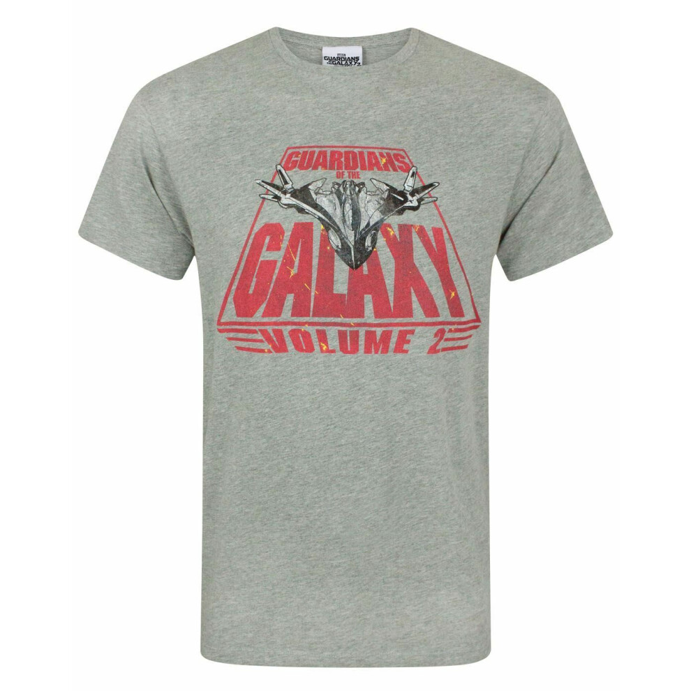 Marvel (Xx-Large) Guardians Of The Galaxy Short Sleeved T-Shirt (Mens ) Grey
