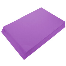 Papier Cartonné Violet Épais Surface Lisse Pour Arts Enfants