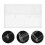 8Pièces Coffrets Cassette Transparente En ABS Pour Collection Audio 6