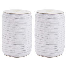 Elastische Polyesterband Wit Voor Naaien, En Decoratie