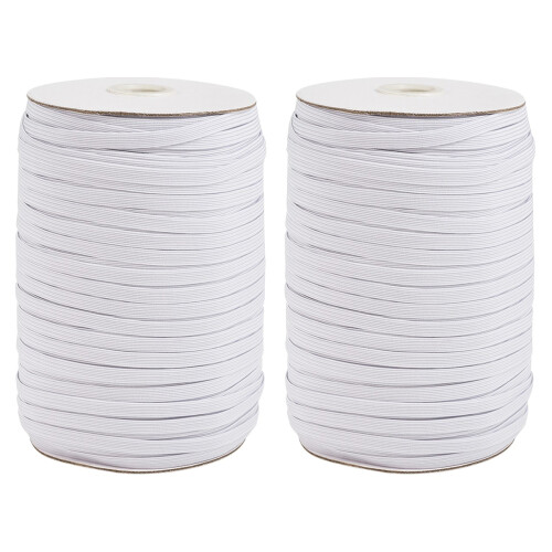 Elastische Polyesterband Wit Voor Naaien, En Decoratie