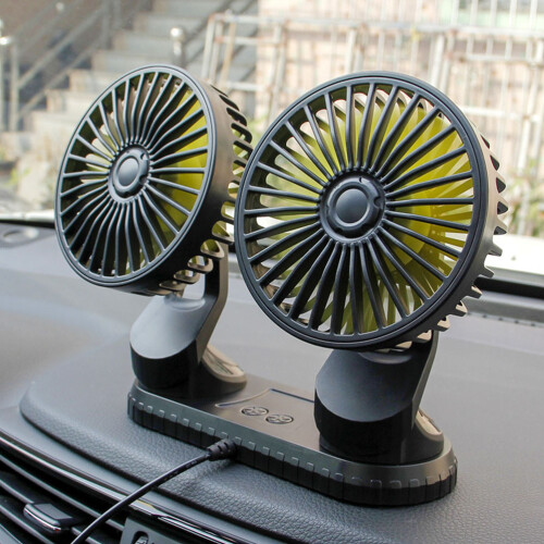 Ventilateur De De ABS Double Tête 3 USB 2