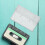 8Pièces Coffrets Cassette Transparente En ABS Pour Collection Audio 8