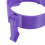 Socle Rond Violet En Pet, Support Flèches Pliable Stable 4