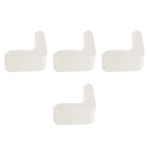 4Pièces Supports D'assemblage L En Pierre Blanche Pour Four De 1