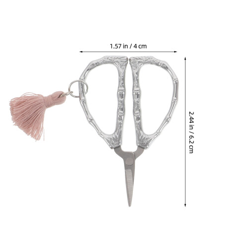 Ciseaux Couture Mini Broderie Manche Zinc Protection Cuir 1