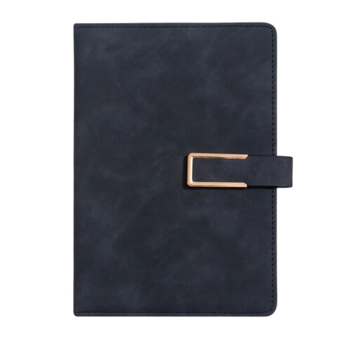 Compact 32K Notebook Meeting Minutes Book With User-Black