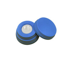 Kleine plastic smeermiddelencontainer Compacte plastic-Blauw
