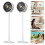 360degrees Rotation Desktop Floor Fan 5 Speed Adjustable-Grey 6