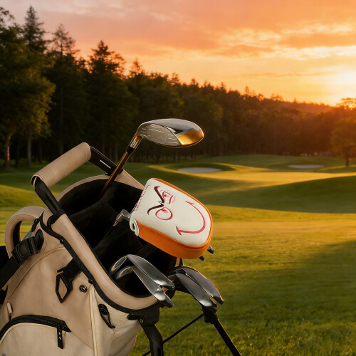 Luxurious Golf Putter Headcover Golf Mallet Putter Head Cover-B 2