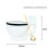 Funny Toilet Style Coffee Cup Present For Adults Includes Spoon 3