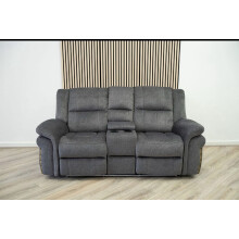 Berlin 2 Seater Fabric Recliner Sofa