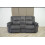 Snugg Furniture Berlin 2 Seater Fabric Recliner Sofa (Grey) 1