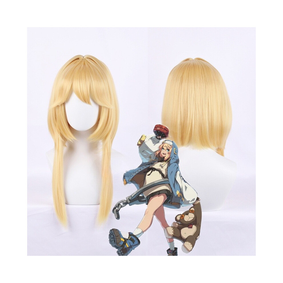 Unisex Guilty Gear Bridget Cosplay Hair Wigs With Realistic Hairline For Parties Playing Role