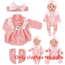(Clothes 8)Doll Fashion For 43cm Summer Shefua Girl With Fabric Soft Clothing Dolls No