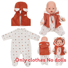 (Clothes 3)Doll Fashion For 43cm Summer Shefua Girl With Fabric Soft Clothing Dolls No