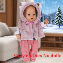 (Clothes 2)Doll Fashion For 43cm Summer Shefua Girl With Fabric Soft Clothing Dolls No