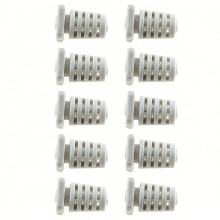 Upgrades PVC Cable Clip Wire Holder for 3MM Diameter-White