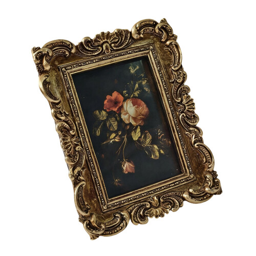 Handgemaakt gouden harsherinneringsframe met elegant-A